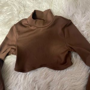 Brown Cropped top
